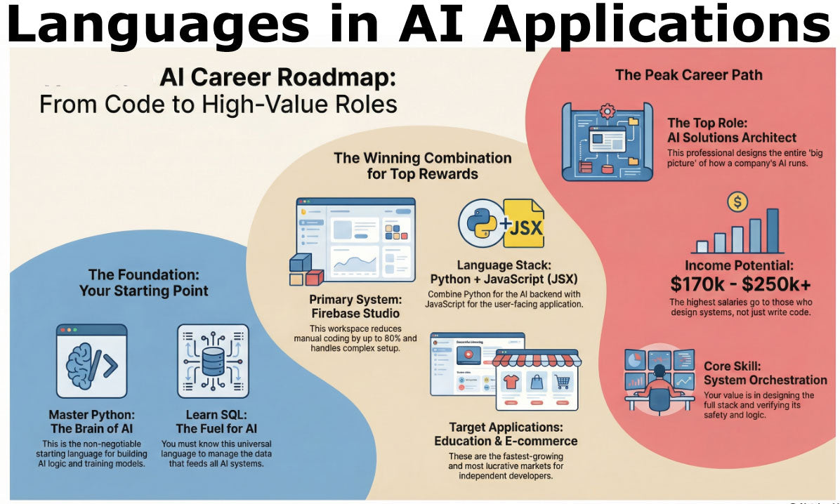 Languages in AI Applications: A Guide to Tech Stacks & Development